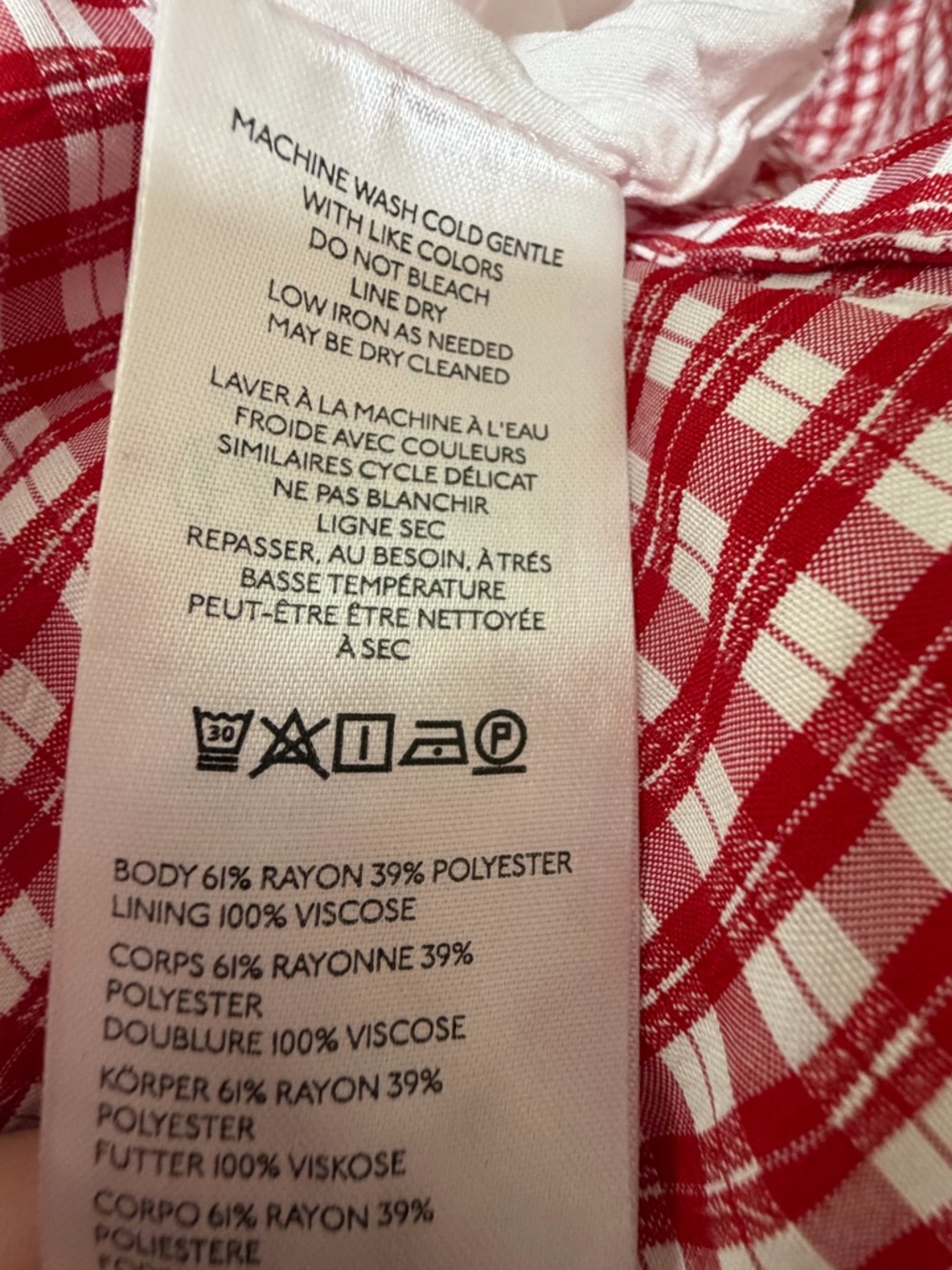 Anthropologie Maeve Gingham Bare Frill Mini Dress - Picture 14 of 14